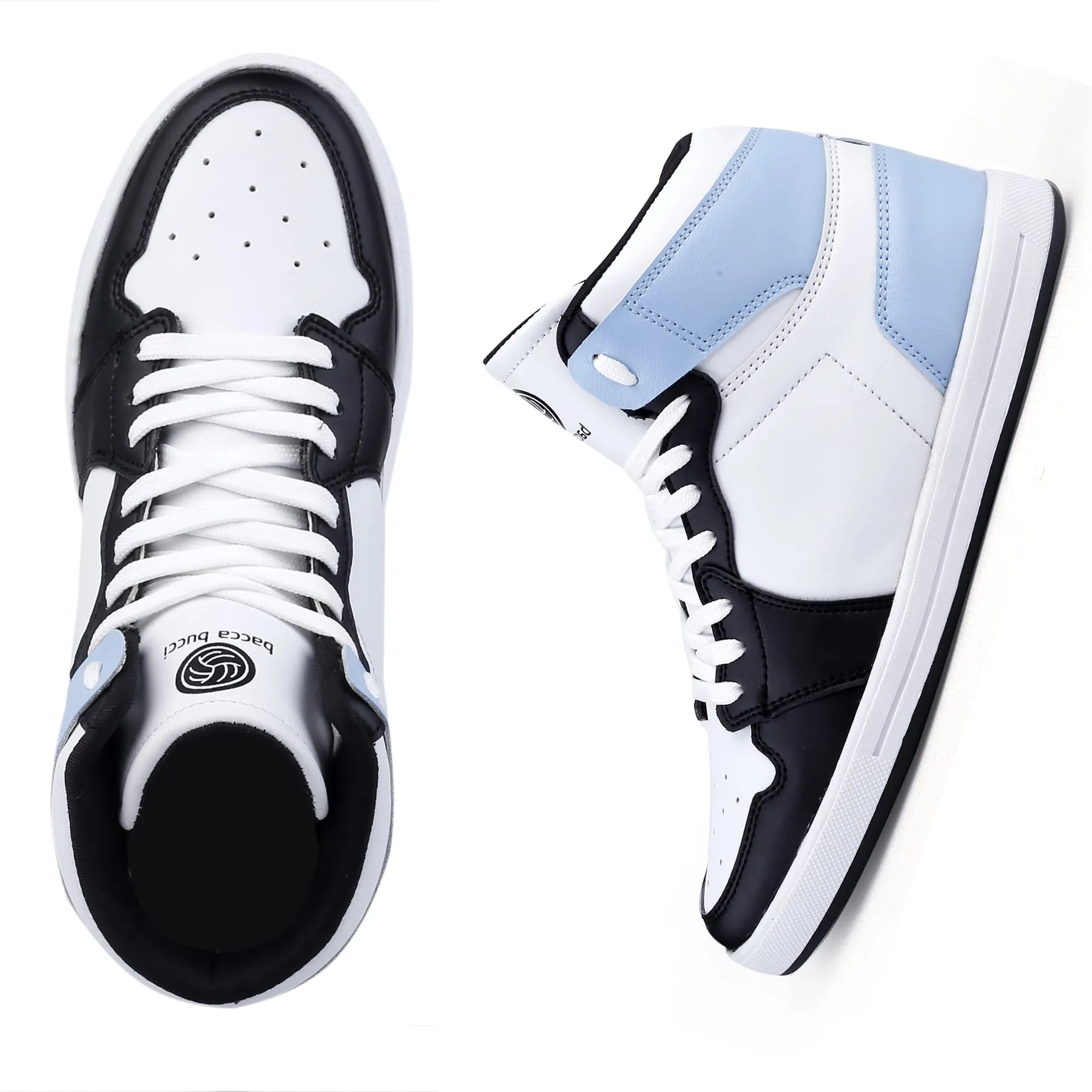 Bacca Bucci Jungen oder Mädchen Streetwear Flache Absätze High-Top Modeturnschuhe (Alter: 8 bis 12 Jahre)