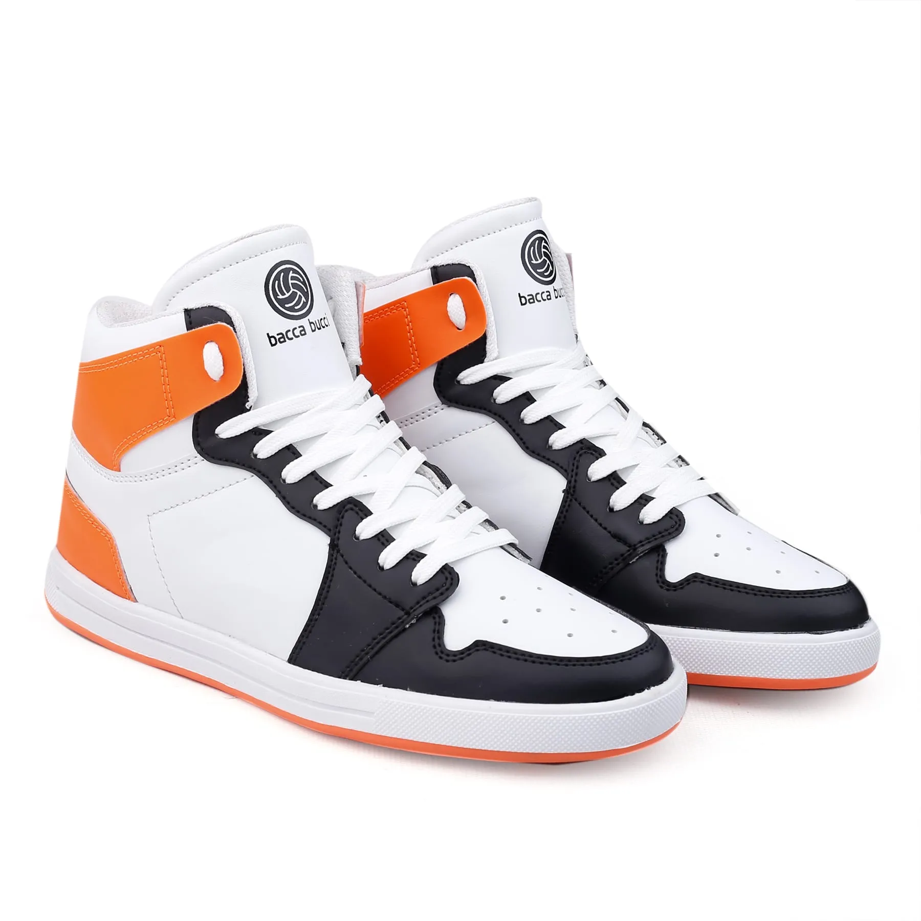 Bacca Bucci Jungen oder Mädchen Streetwear Flache Absätze High-Top Modeturnschuhe (Alter: 8 bis 12 Jahre)