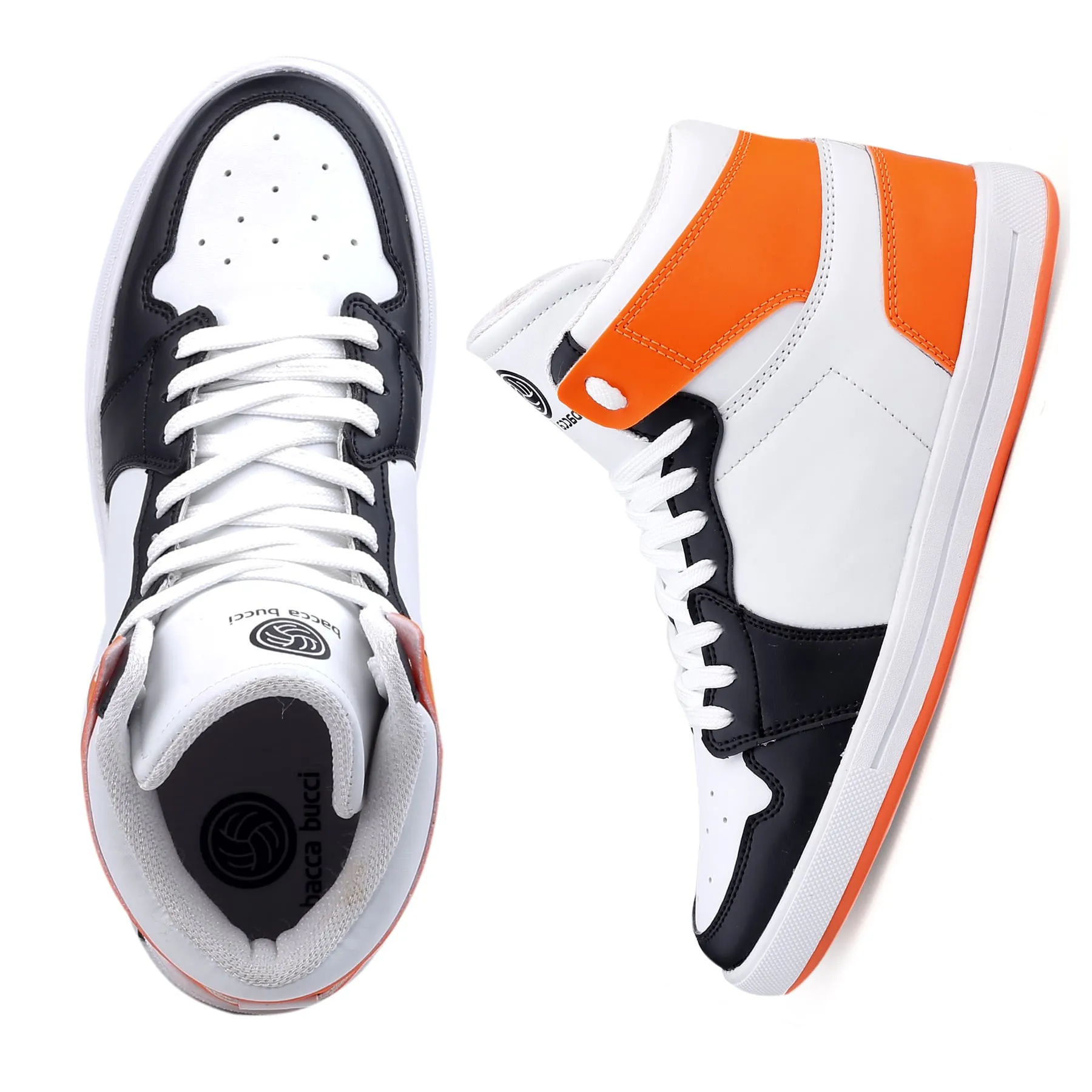 Bacca Bucci Jungen oder Mädchen Streetwear Flache Absätze High-Top Modeturnschuhe (Alter: 8 bis 12 Jahre)