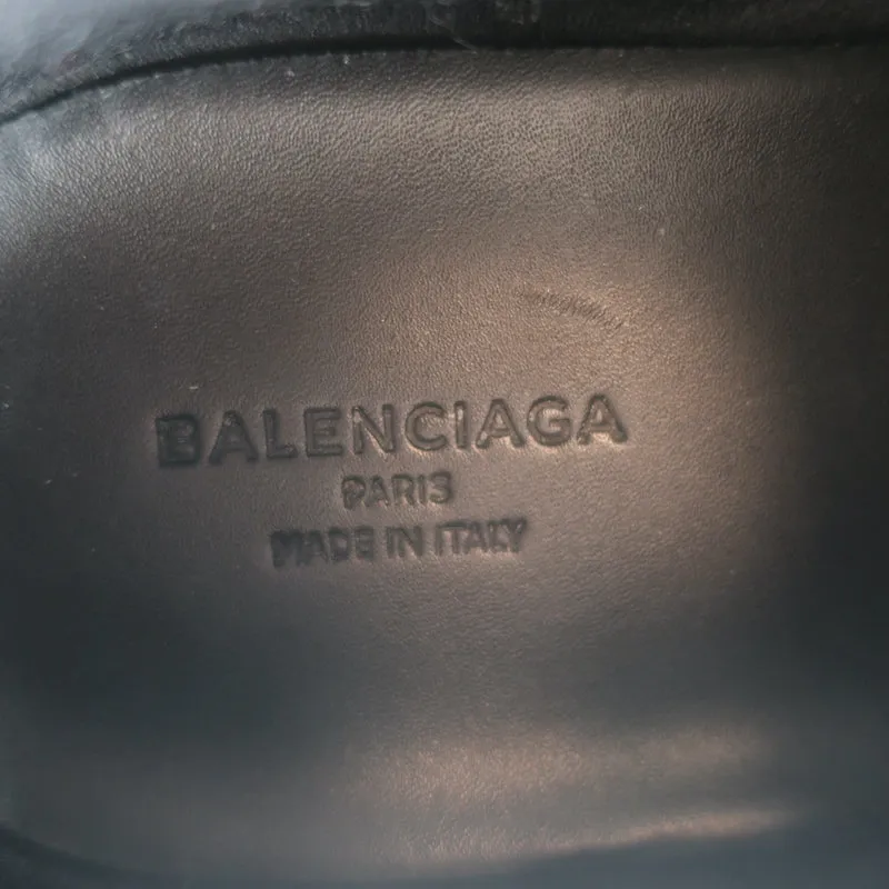 Balenciaga Race Runner Low Top Sneakers Schwarz Neopren & Lackleder Größe 37