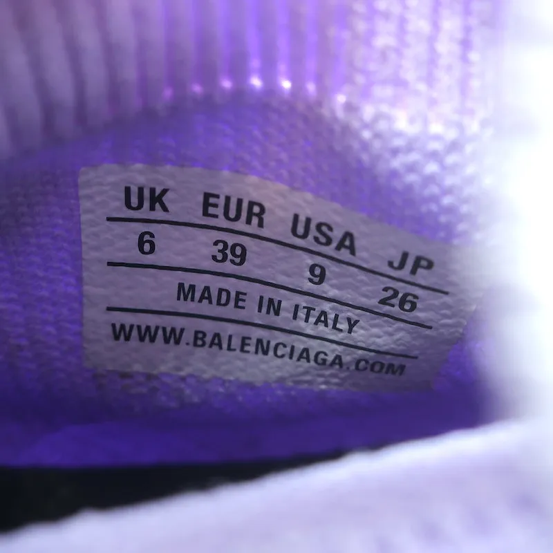 Balenciaga Speed 2.0 Sock-Sneaker in Lila Stretch-Strick Größte 9