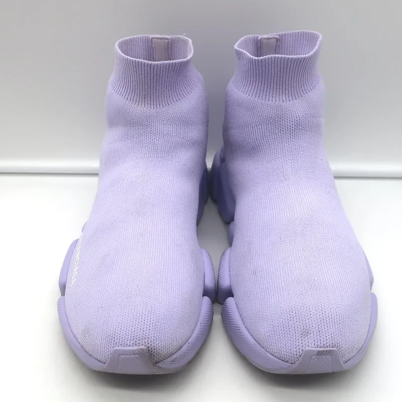 Balenciaga Speed 2.0 Sock-Sneaker in Lila Stretch-Strick Größte 9