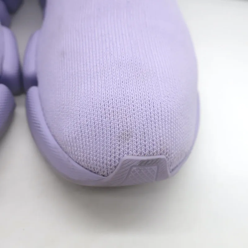 Balenciaga Speed 2.0 Sock-Sneaker in Lila Stretch-Strick Größte 9
