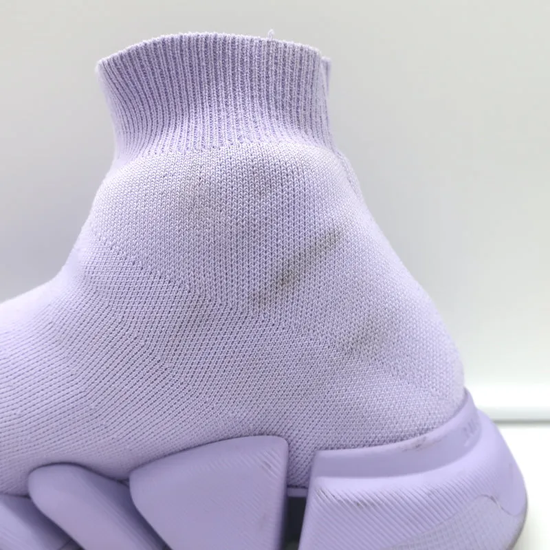 Balenciaga Speed 2.0 Sock-Sneaker in Lila Stretch-Strick Größte 9