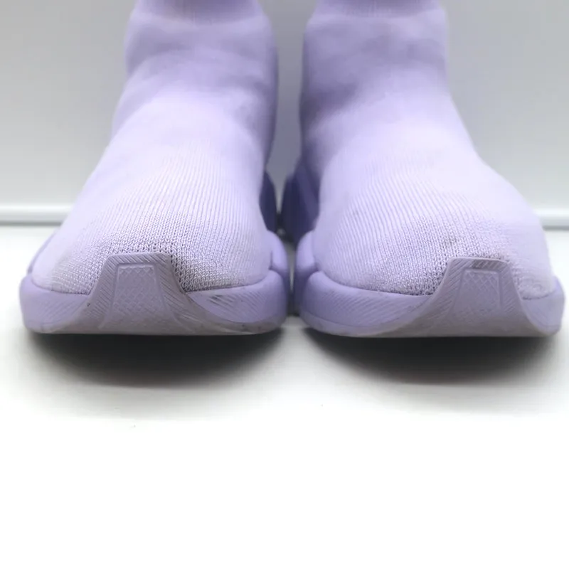 Balenciaga Speed 2.0 Sock-Sneaker in Lila Stretch-Strick Größte 9