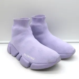 Balenciaga Speed 2.0 Sock-Sneaker in Lila Stretch-Strick Größte 9