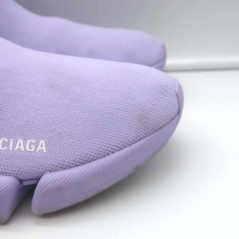 Balenciaga Speed 2.0 Sock-Sneaker in Lila Stretch-Strick Größte 9