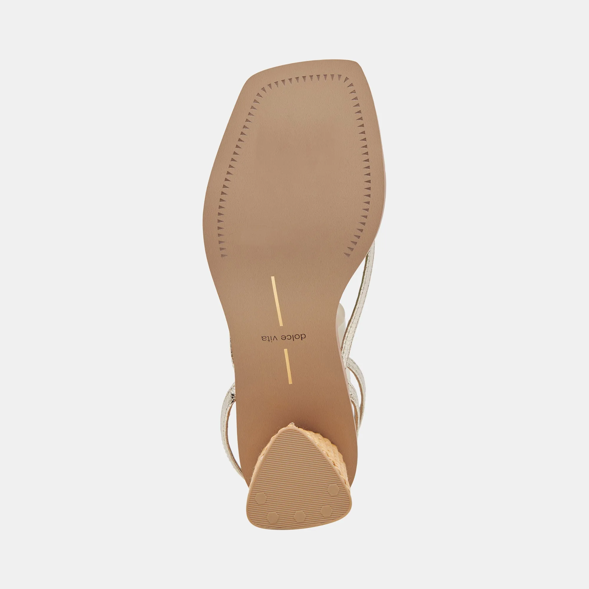 BANITA SANDALEN HELLGOLD GESPRENGTE STELLA