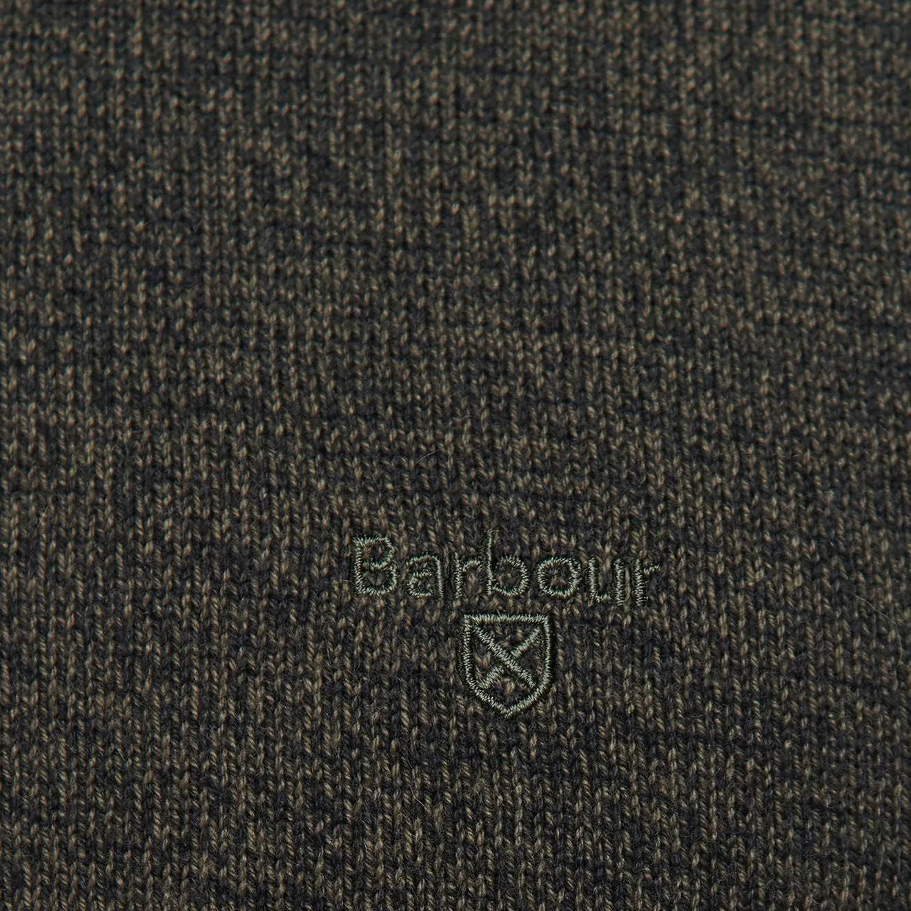 Barbour Firle Crew Pullover Olive Marl Kleidung Barbour