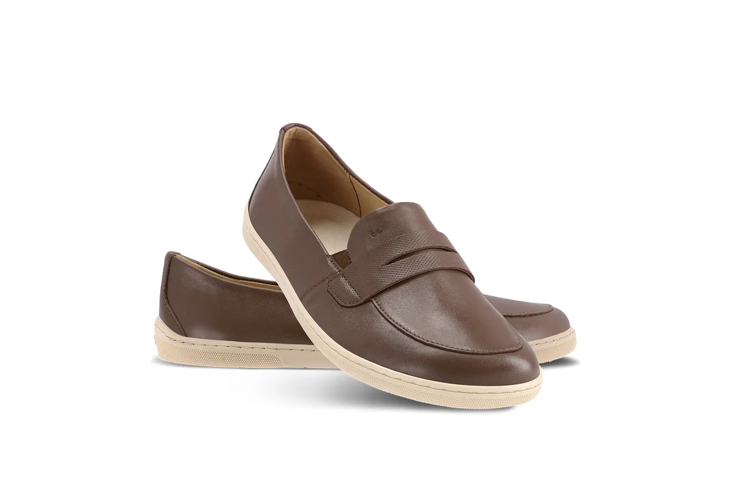 Barfuß-Mokassins Be Lenka Buena - Dunkelbraun & Beige (UNISEX) Schuhe_Be Lenka_Schuhwerk
