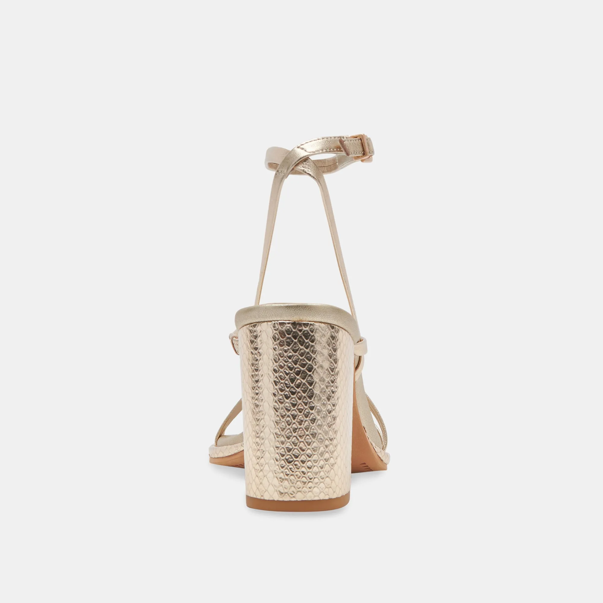 BARLY HEELS HELLGOLD METALLIC LEDER