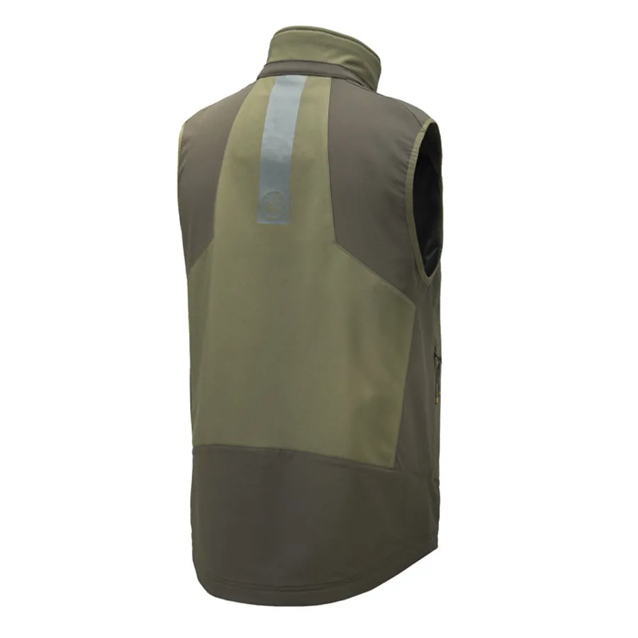 Beretta Butte Softshell Weste Moos / Braun Borke