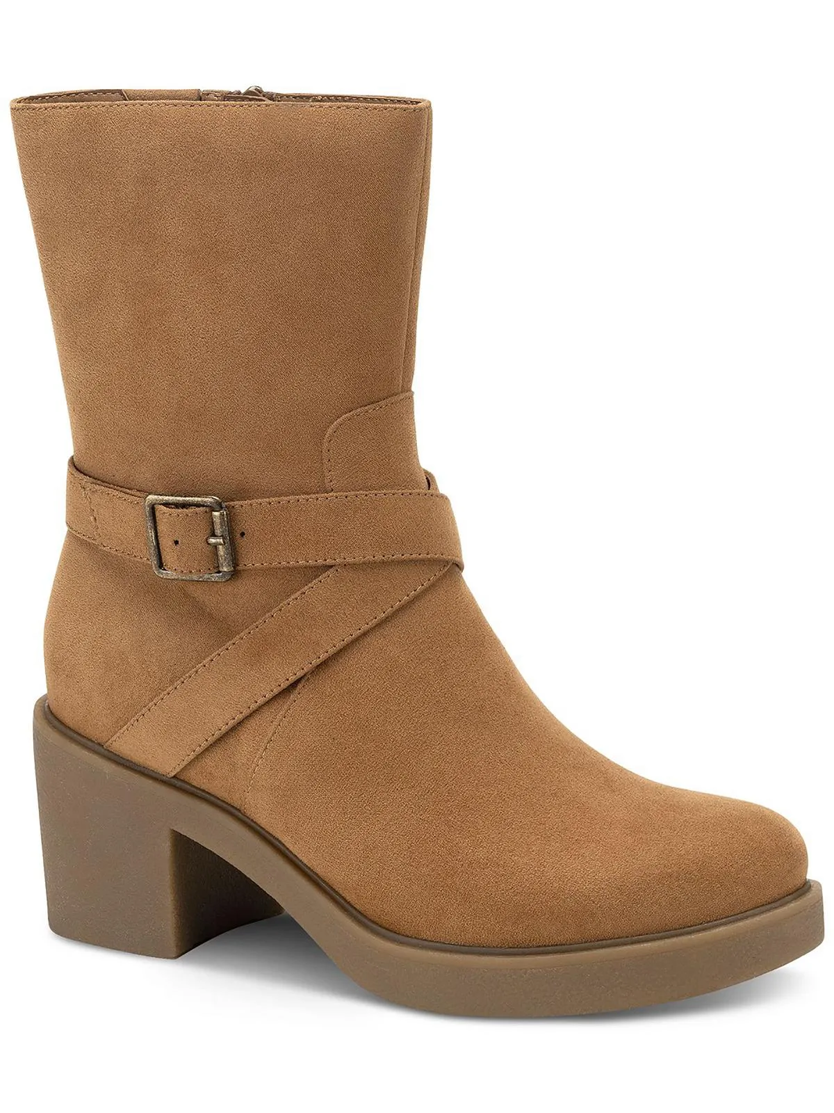 Bessiee Damen Stiefeletten mit Rundkappe aus Kunstleder ecco Schuhe