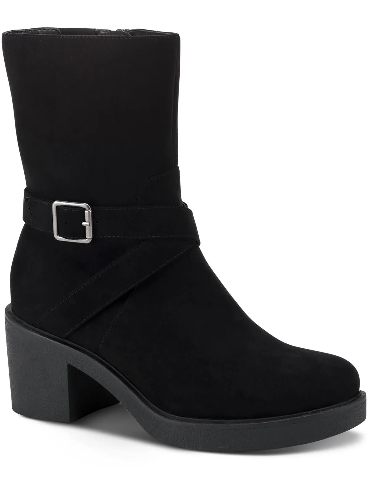 Bessiee Damen Stiefeletten mit Rundkappe aus Kunstleder ecco Schuhe