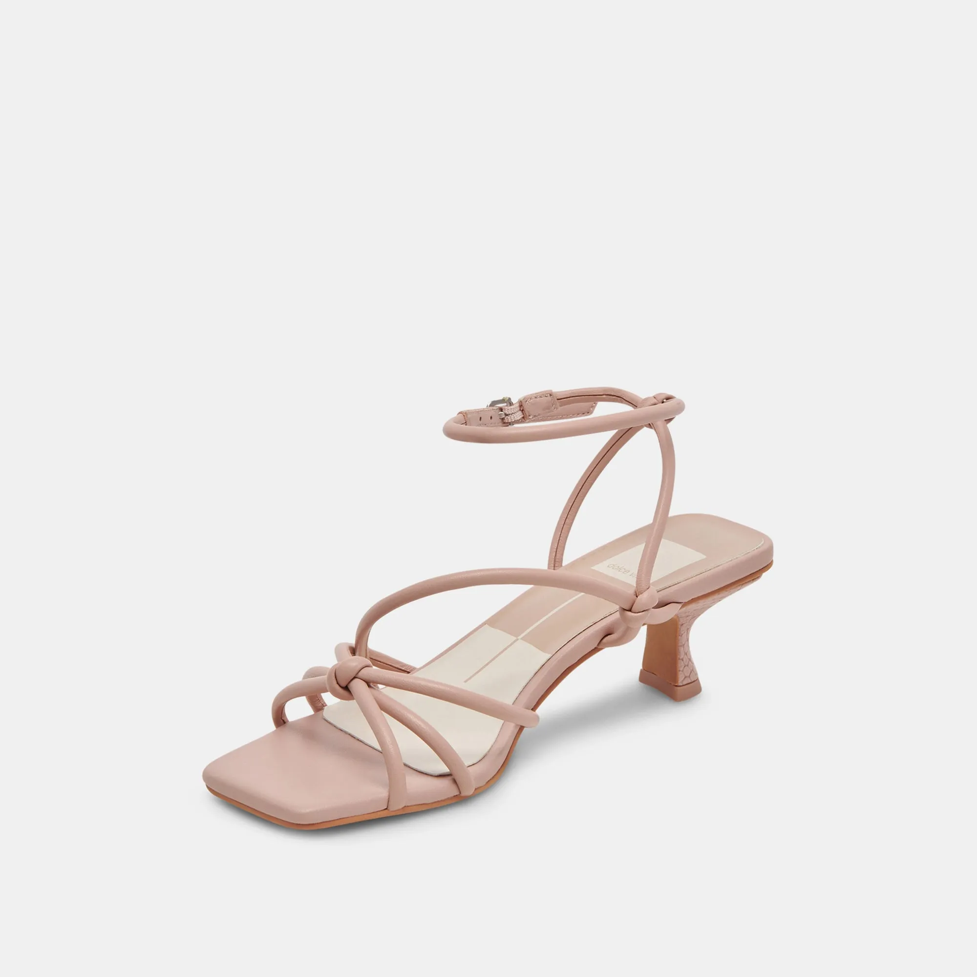 BEV WEITE ABSÄTZE ROSA LEDER