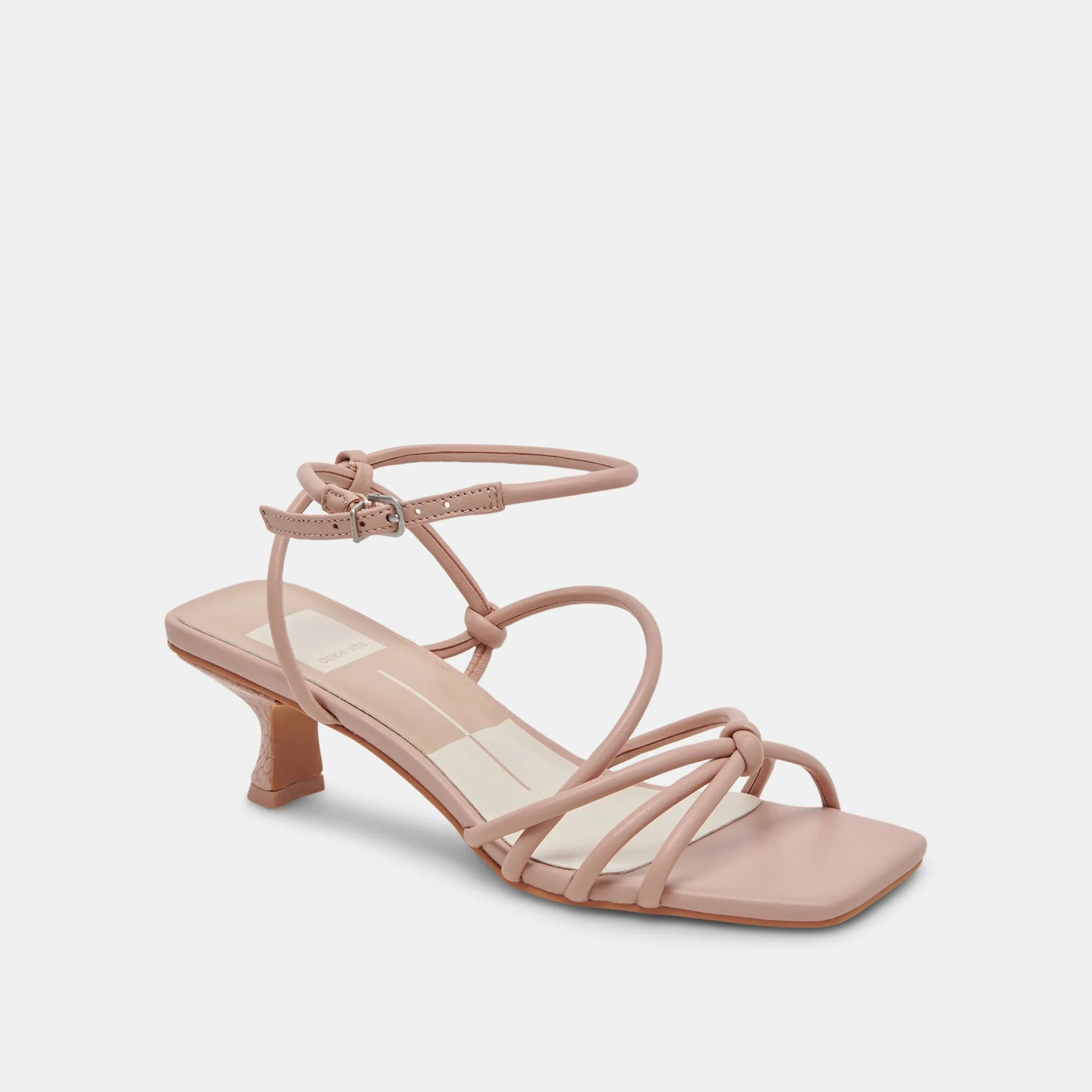 BEV WEITE ABSÄTZE ROSA LEDER