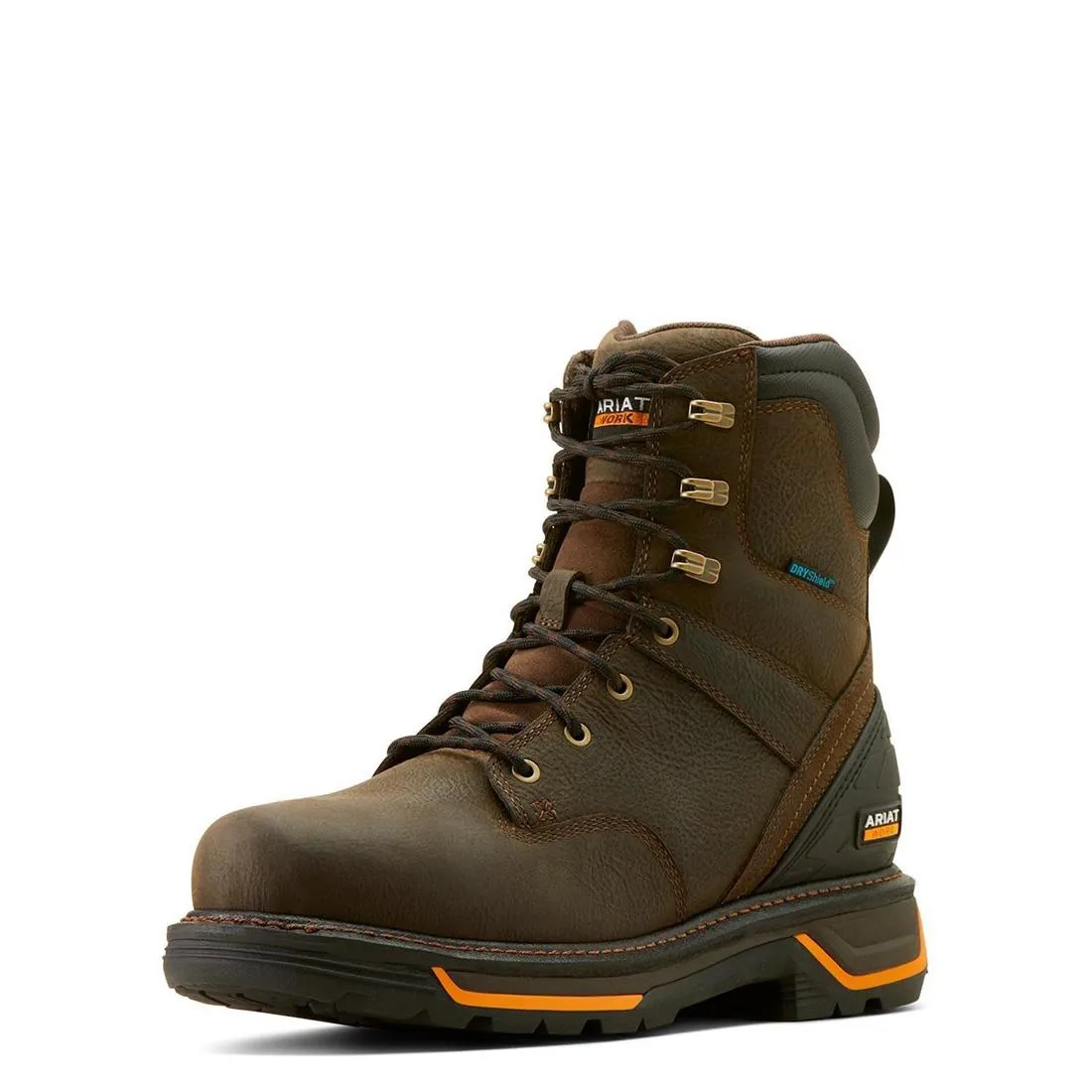 Big Rig 8 Zoll wasserdichter Stiefel mit weicher Spitze Iron Coffee