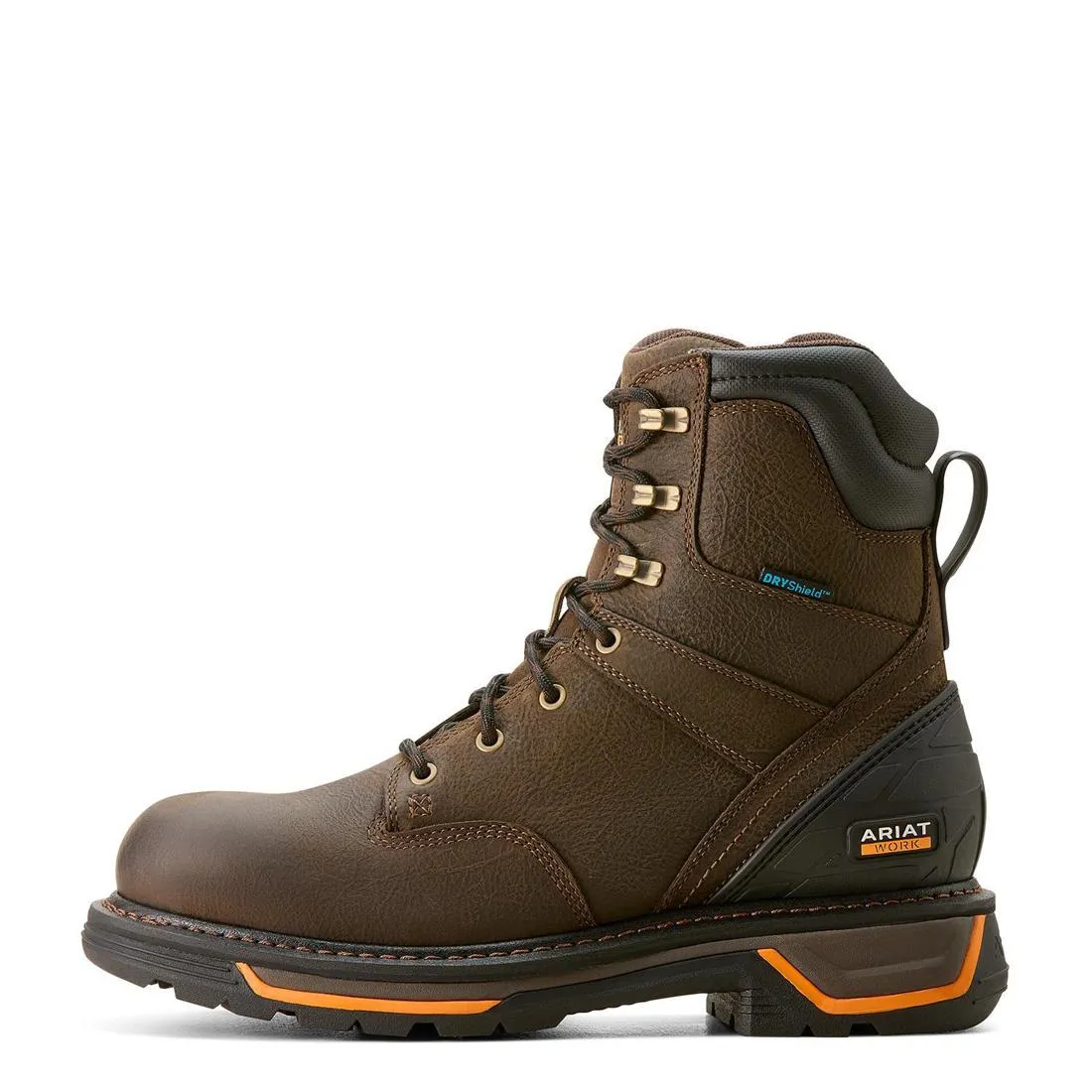 Big Rig 8 Zoll wasserdichter Stiefel mit weicher Spitze Iron Coffee