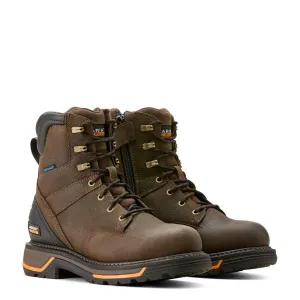 Big Rig 8 Zoll wasserdichter Stiefel mit weicher Spitze Iron Coffee