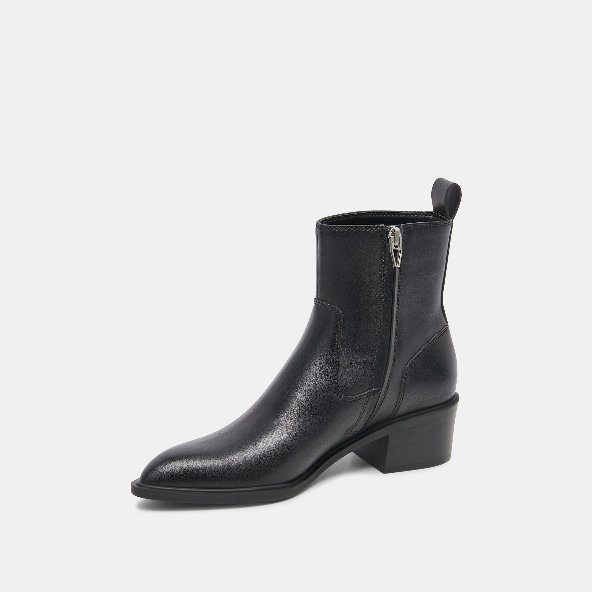 BILI H2O STIEFELETTEN AUS SCHWARZEM LEDER