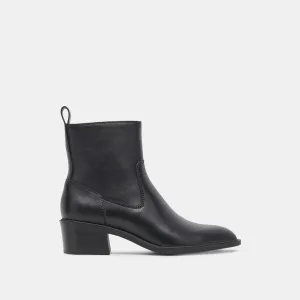 BILI H2O STIEFELETTEN AUS SCHWARZEM LEDER