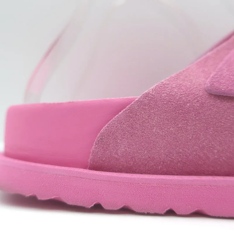 Birkenstock 1774 III Florida Slide Sandalen Azalea Pink Wildleder Größe 40