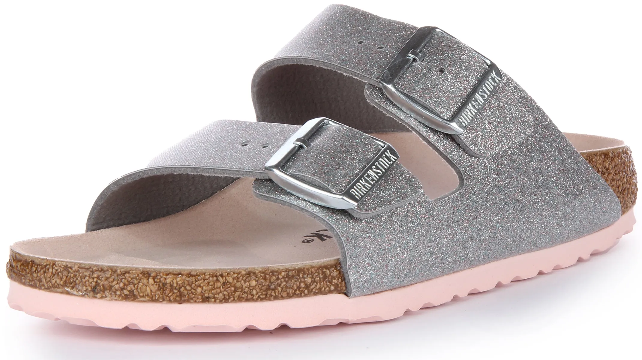 Birkenstock Arizona Bf In Silber | Schmal geschnittene Schuhe Birkenstock