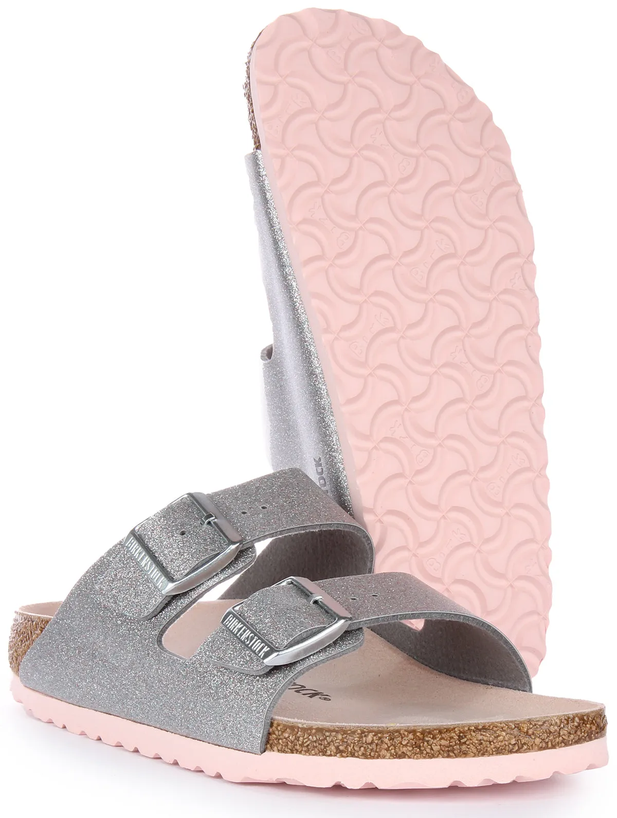 Birkenstock Arizona Bf In Silber | Schmal geschnittene Schuhe Birkenstock