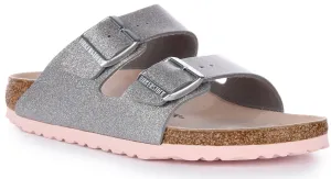Birkenstock Arizona Bf In Silber | Schmal geschnittene Schuhe Birkenstock