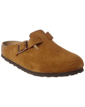 Birkenstock Boston Soft Footbed Wildleder Leder Clog