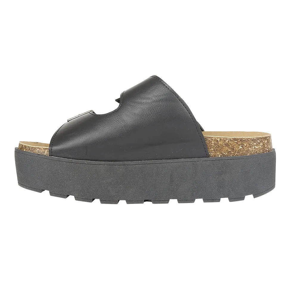 Schwarze Flache Schuhe
