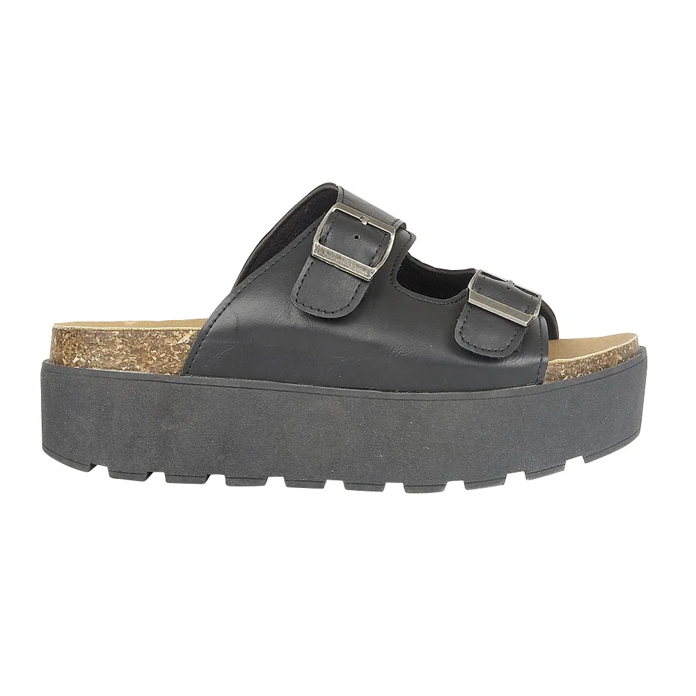 Schwarze Flache Schuhe
