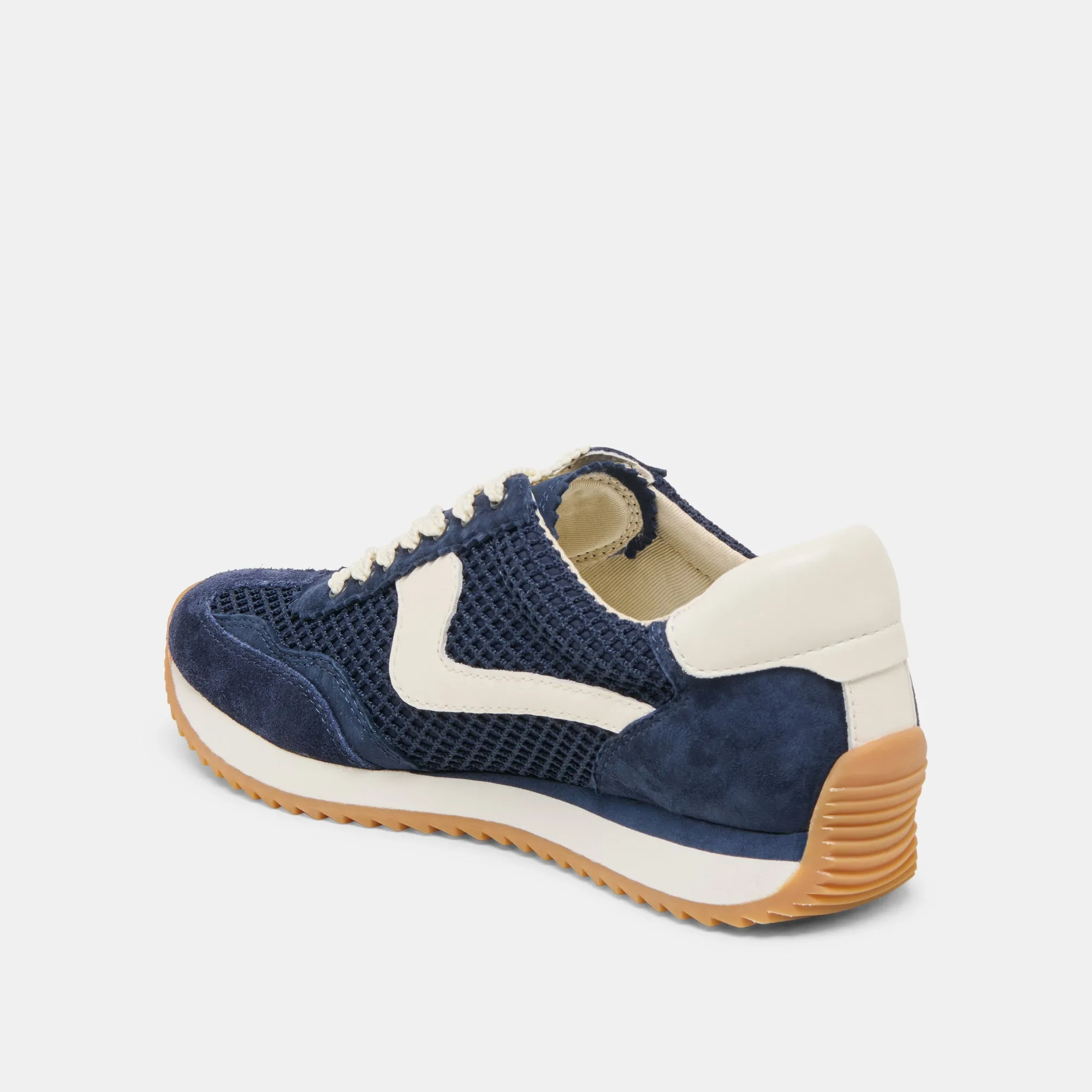 B.NTCD MESH SNEAKERS NAVY GEWEBTES MESH