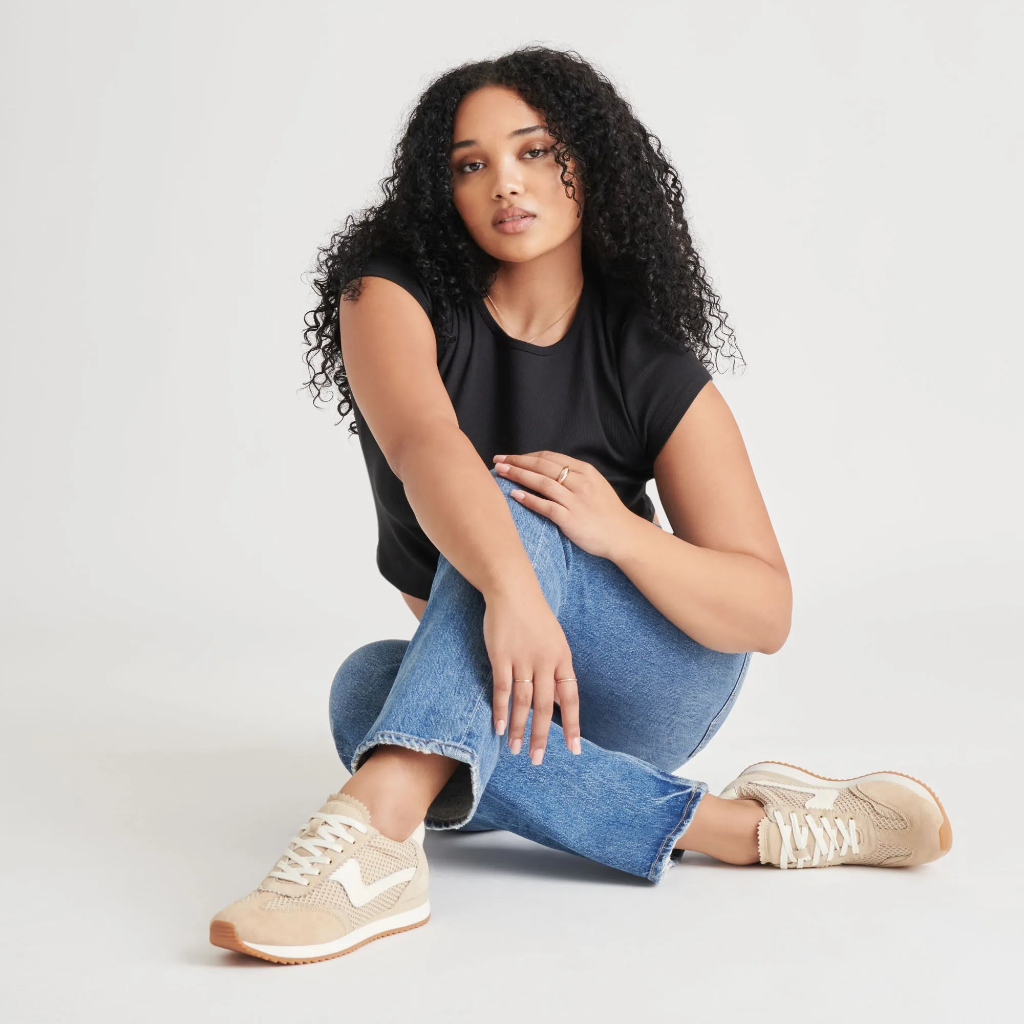 B.NTCD MESH SNEAKER SESAME GEWEBTES MESH