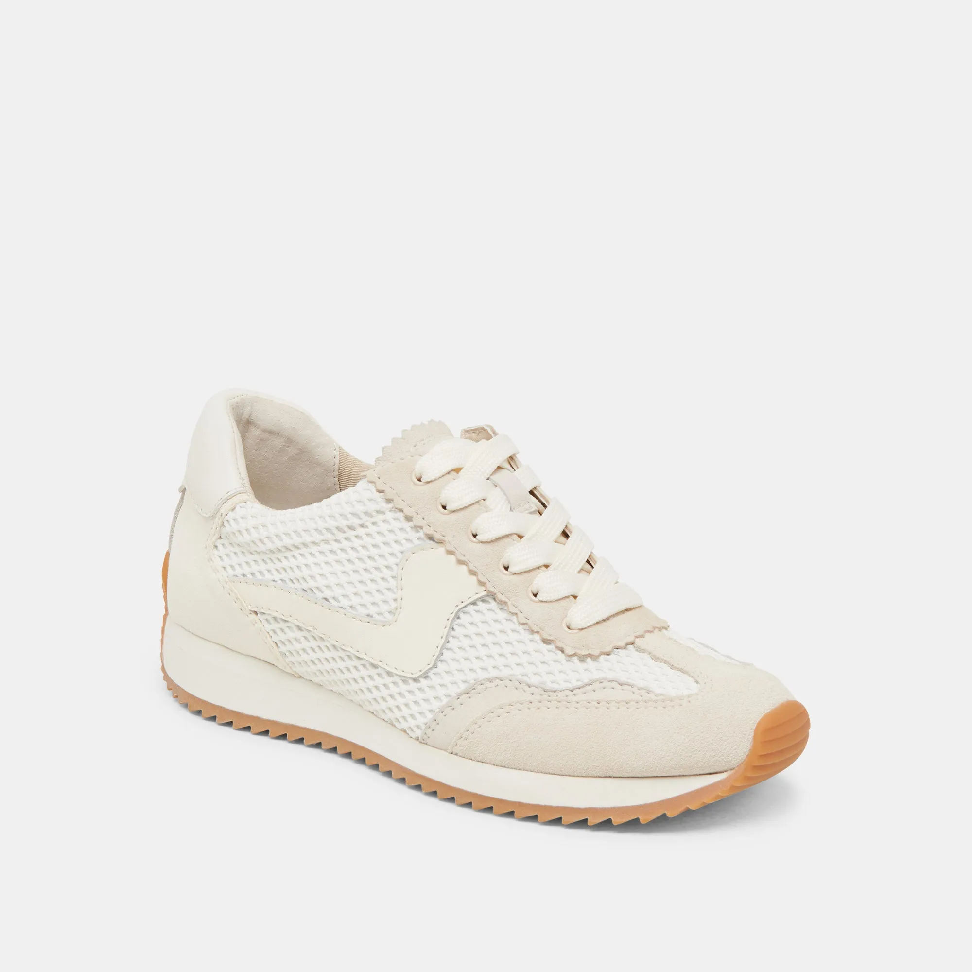B.NTCD MESH SNEAKER WEIß GEWEBTES MESH