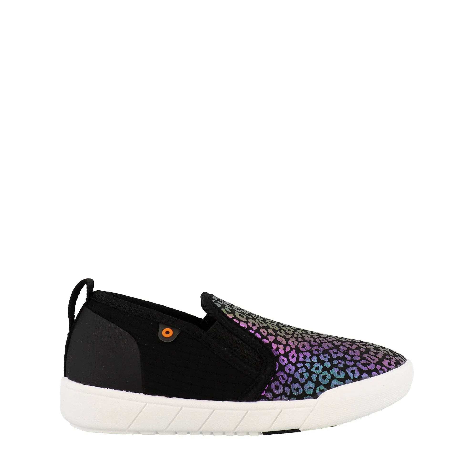 Bogs Schuhe Kicker II Elastisch Schlupf Regenbogen Leopard (10c-13c)