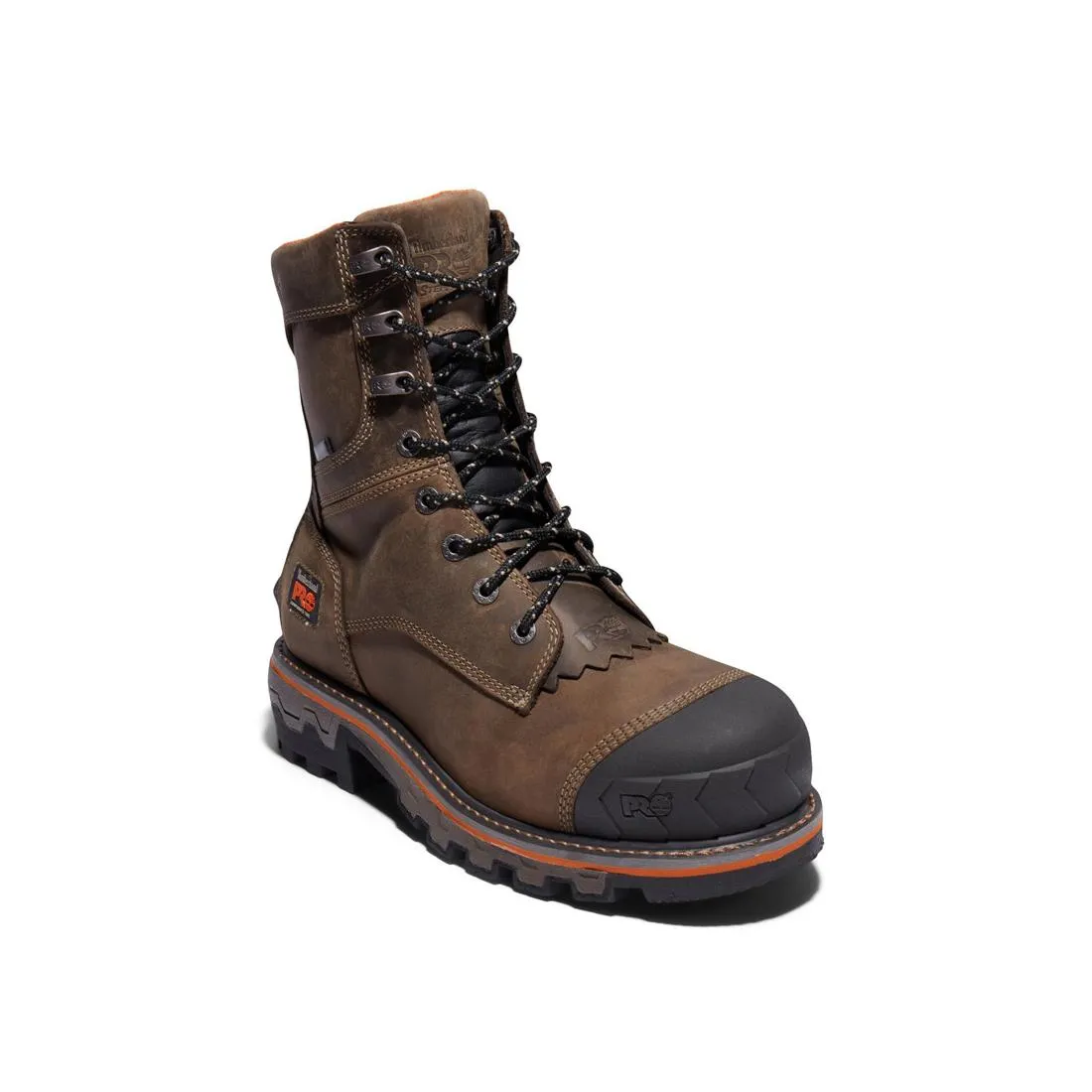 Boondock HD 8 Zoll Arbeitssicherheitsstiefel Mit Stahlkappe, Wasserdicht Und Einfachem Einstieg