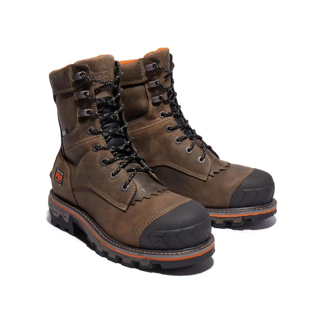 Boondock HD 8 Zoll Arbeitssicherheitsstiefel Mit Stahlkappe, Wasserdicht Und Einfachem Einstieg
