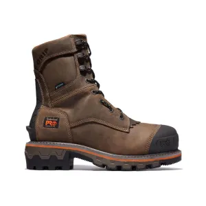 Boondock HD 8 Zoll Arbeitssicherheitsstiefel Mit Stahlkappe, Wasserdicht Und Einfachem Einstieg