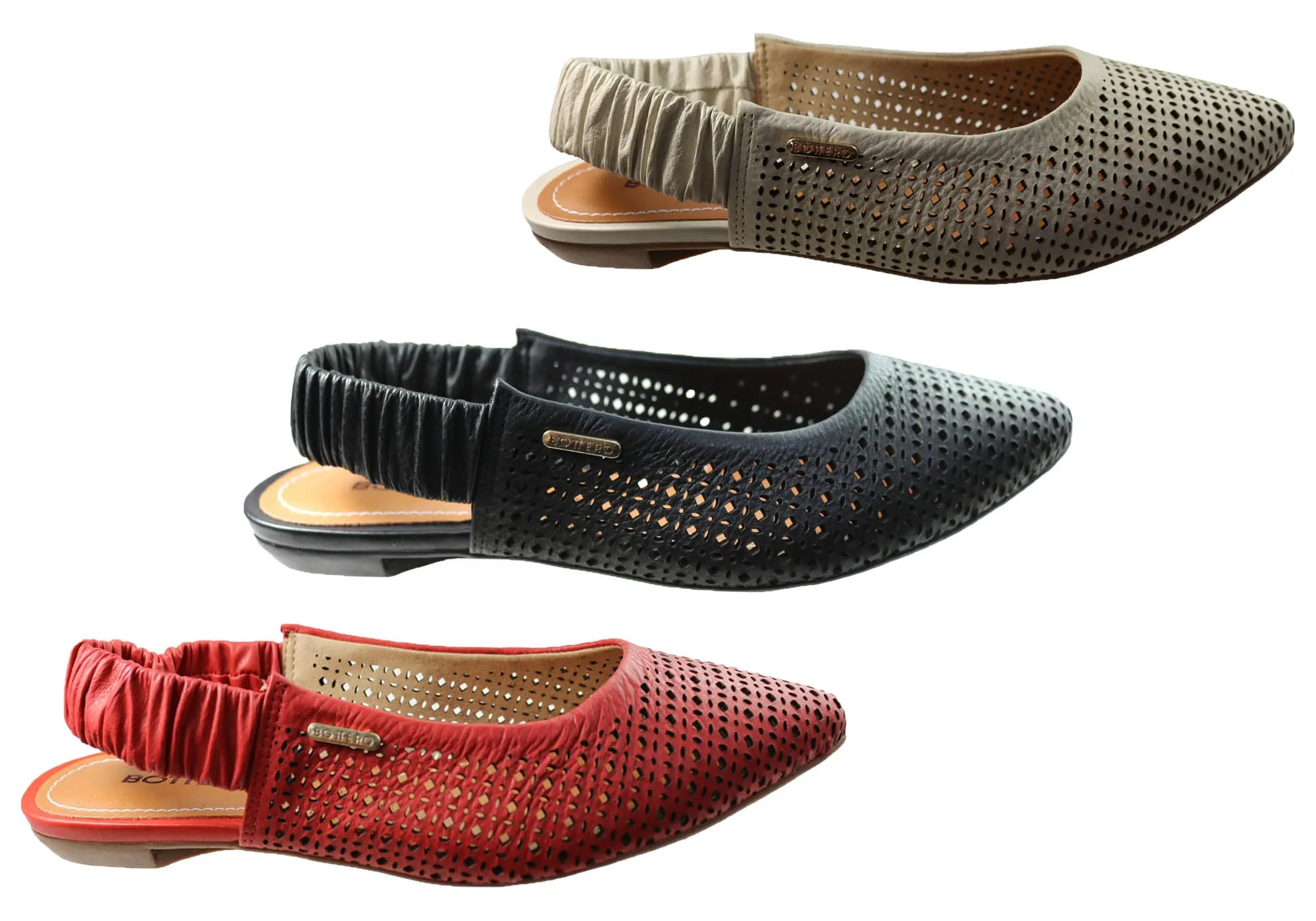 Bottero Harriet Damen Bequeme Lederschuhe Hergestellt In Brasilien Bottero Schuhe