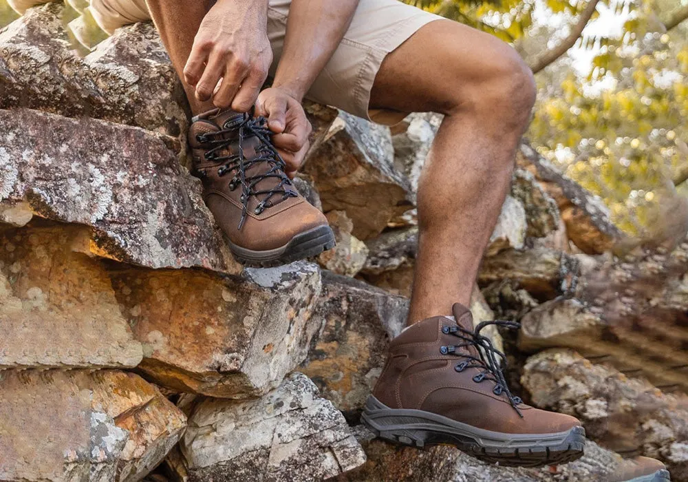 Bradok Aconcagua Herren Komfort Wanderstiefel aus Leder, Hergestellt in Brasilien Bradok Schuhe