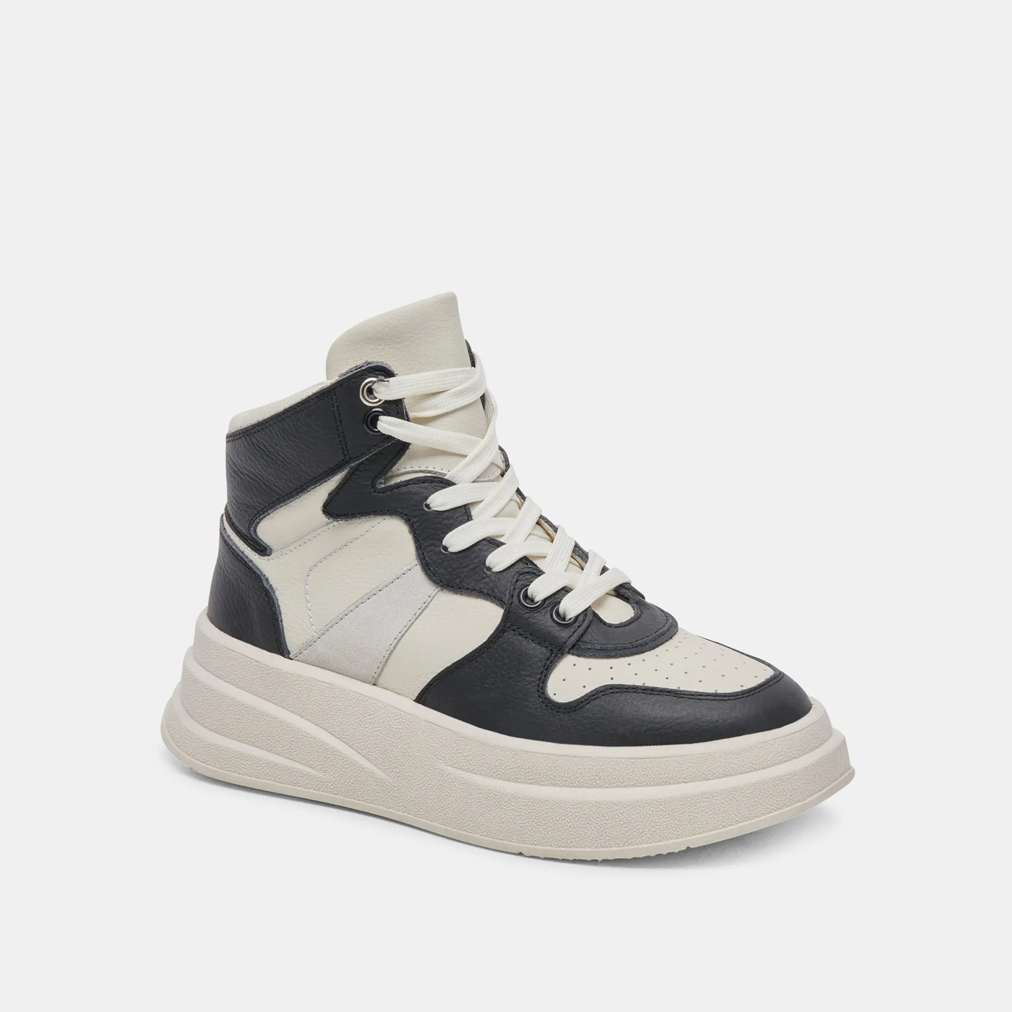 BRAX SNEAKER WEIß SCHWARZ LEDER
