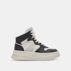 BRAX SNEAKER WEIß SCHWARZ LEDER