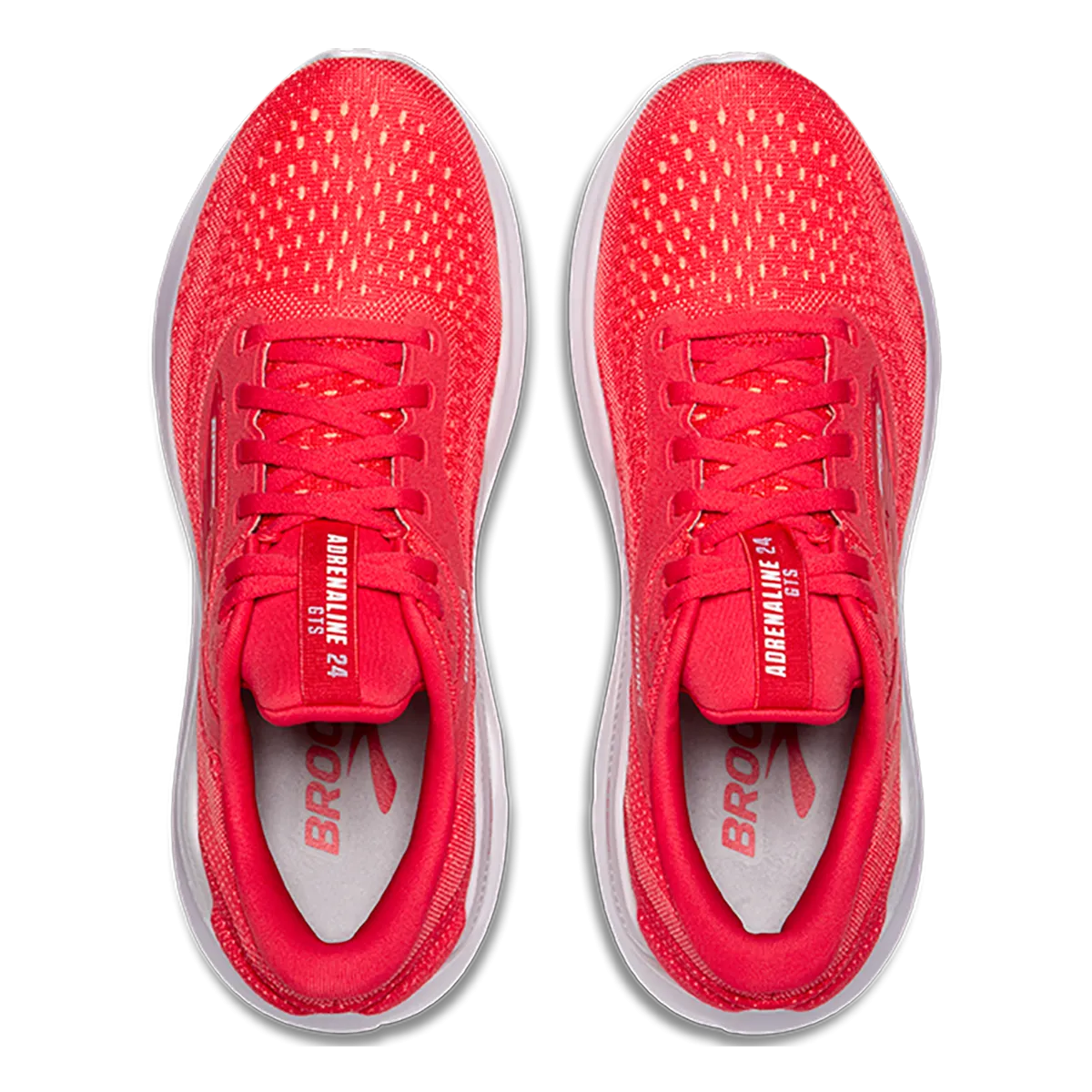 Brooks Adrenaline GTS 24 Cayenne - Distel - Weiß