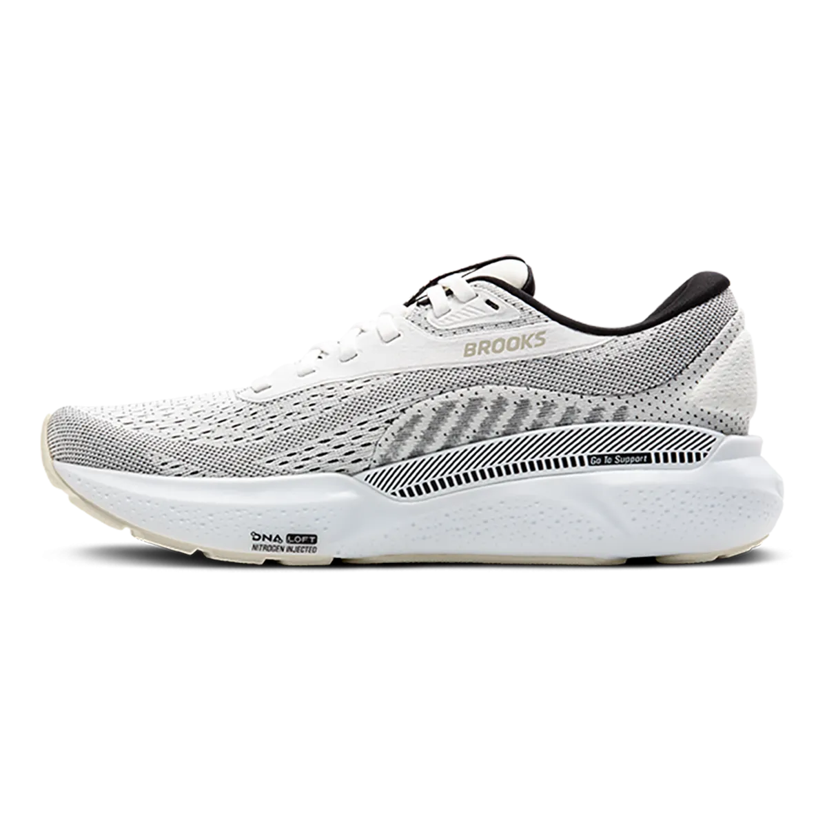 Brooks Adrenaline GTS 24 Weiß - Schwarz - Pelikan