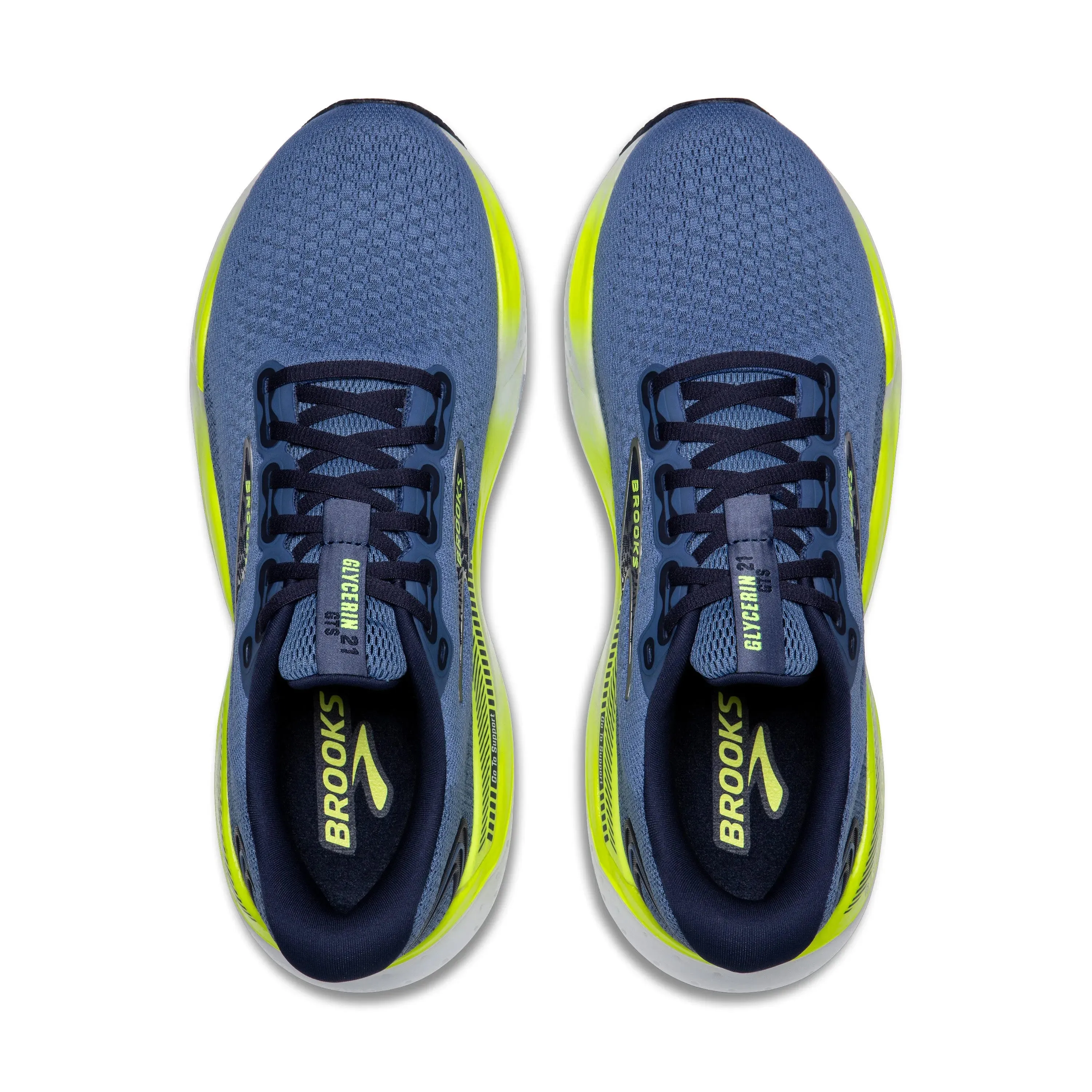 Brooks Glycerin GTS 21 Herren Laufschuhe Blau