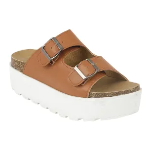 Braune Flache Schuhe
