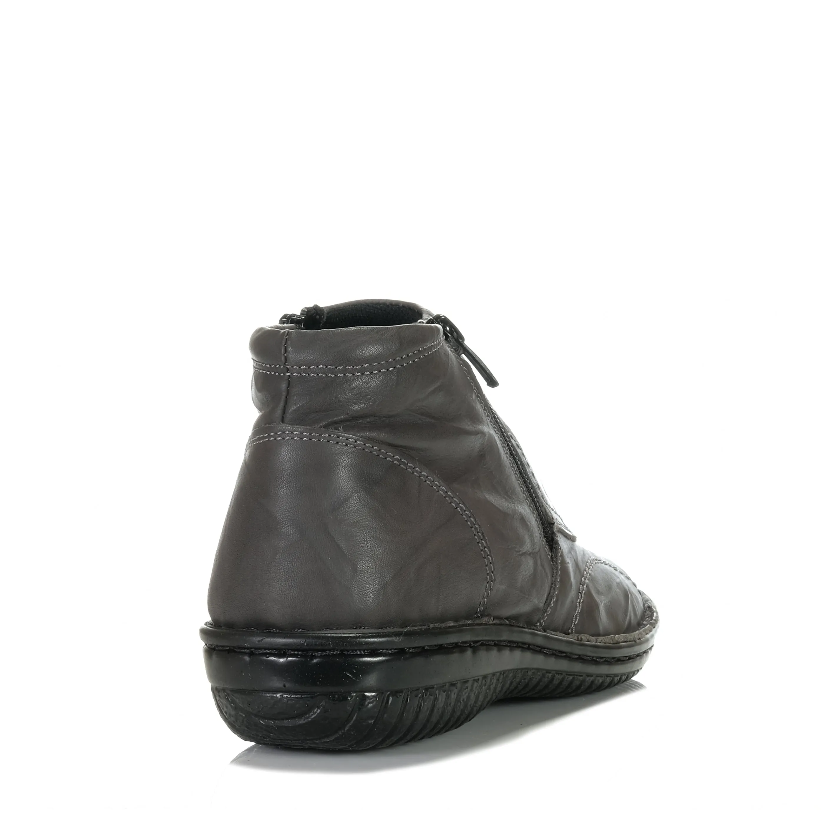 Cabello 5250-27 Graue Crinkle Schuhe_Cabello