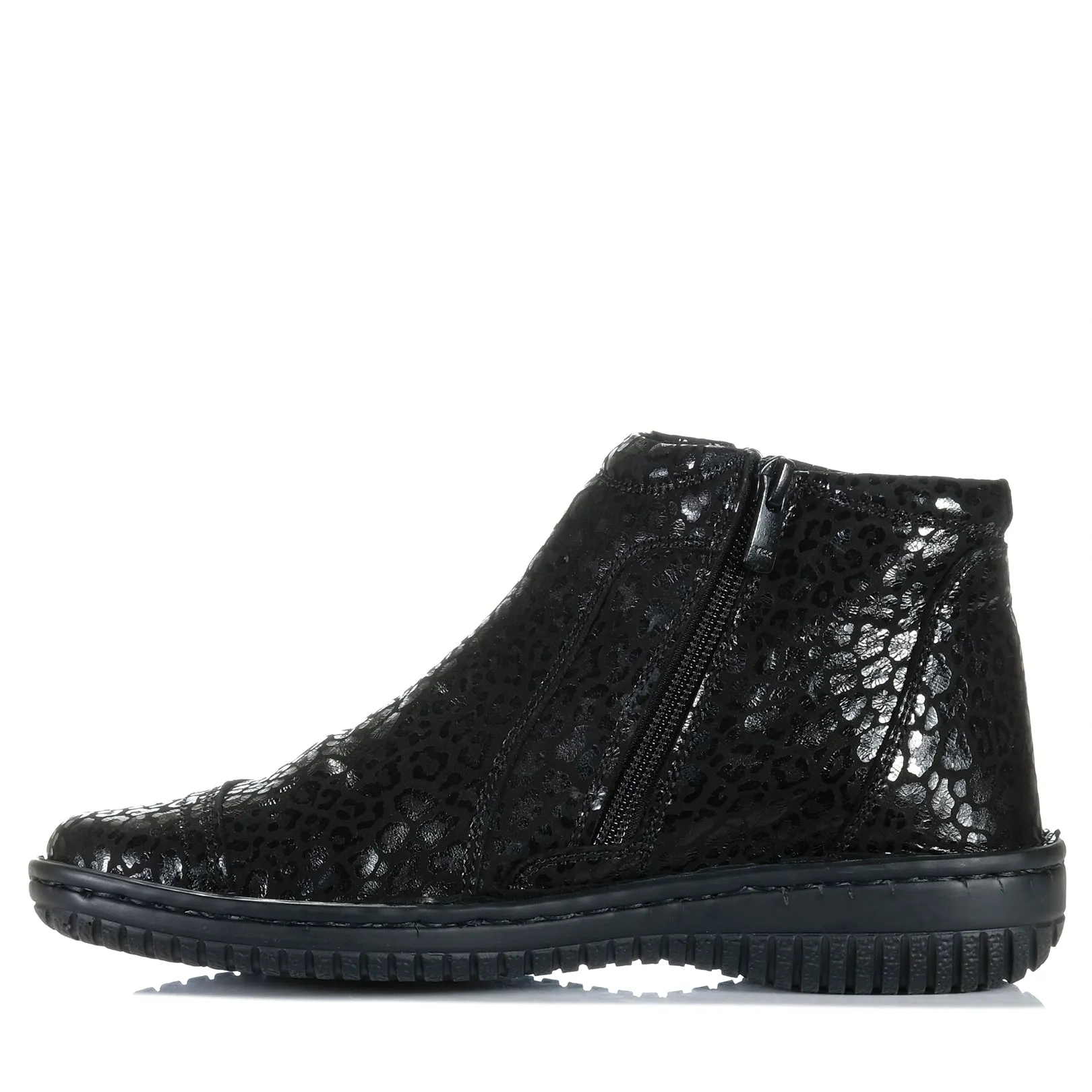 Cabello CP522-32 Schuhe in Schwarz mit Leopardenmuster_Cabello