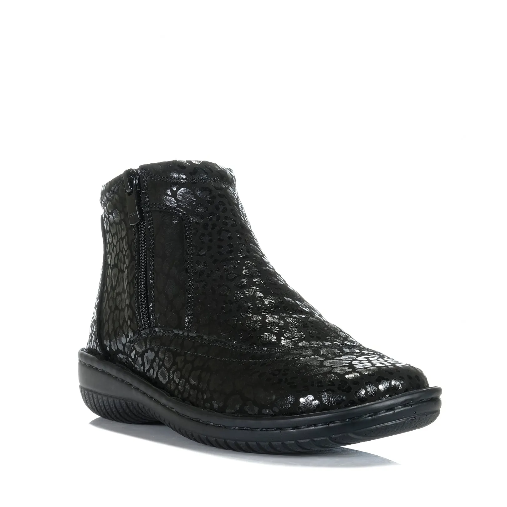 Cabello CP522-32 Schuhe in Schwarz mit Leopardenmuster_Cabello